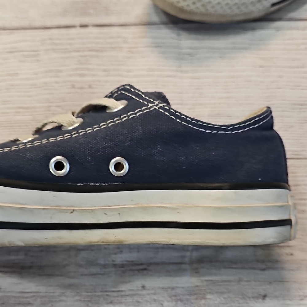 Converse Mens Sz 4 Blue Canvas Sneakers - Picture 10 of 14